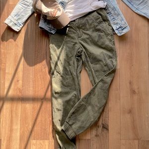 High rise camo pants